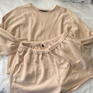 Women's Cream Lounge Set